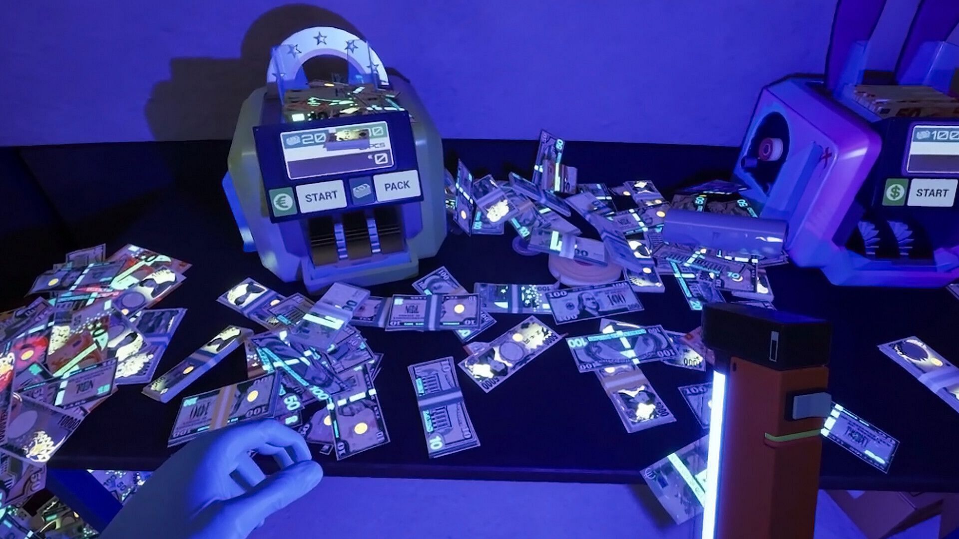 A still from Cash Cleaner Simulator (Image via Forklift Interactive || Digital Pajamas)